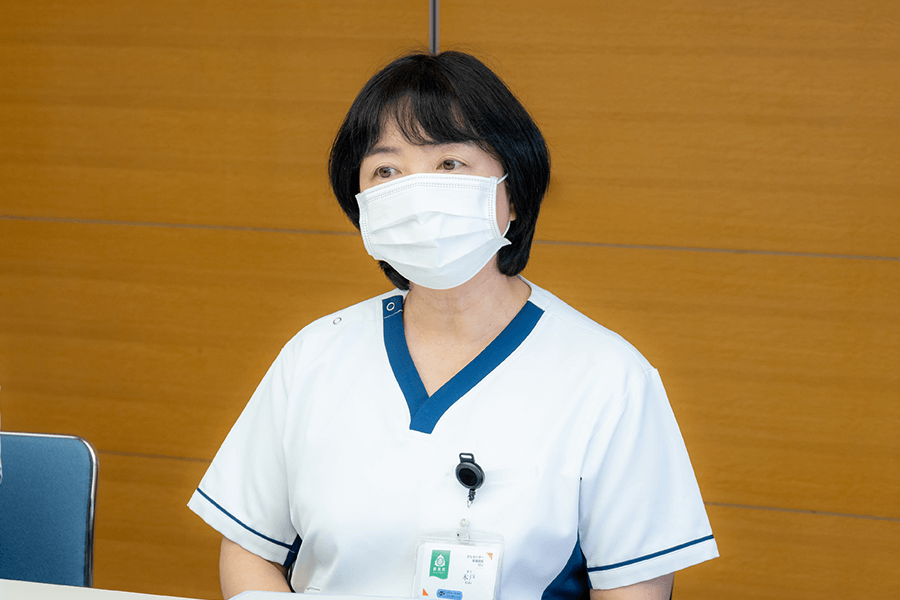 群馬県立がんセンター ICU看護師長 木戸寛味氏