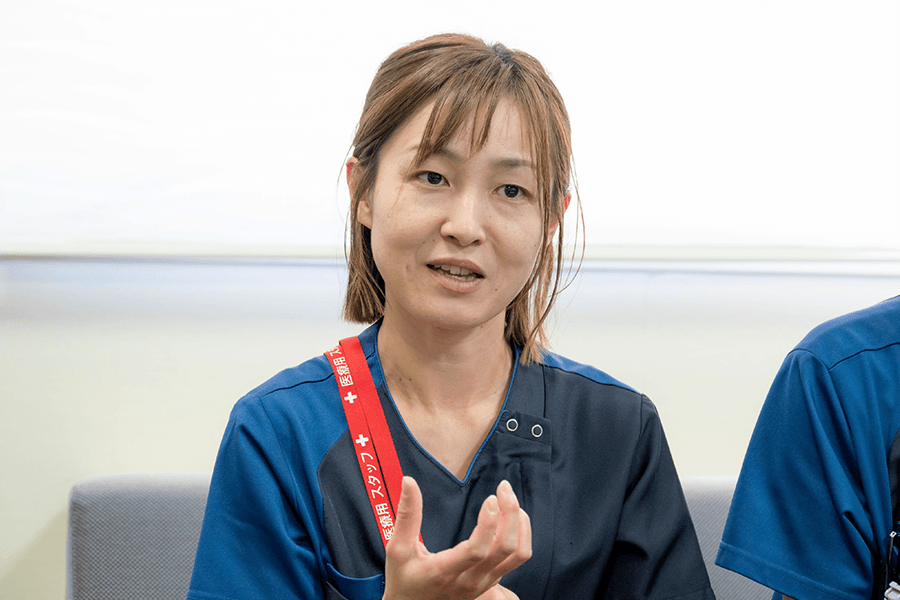 組合立諏訪中央病院 看護部 赤羽久美氏