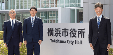 写真：横浜市水道局の事例紹介